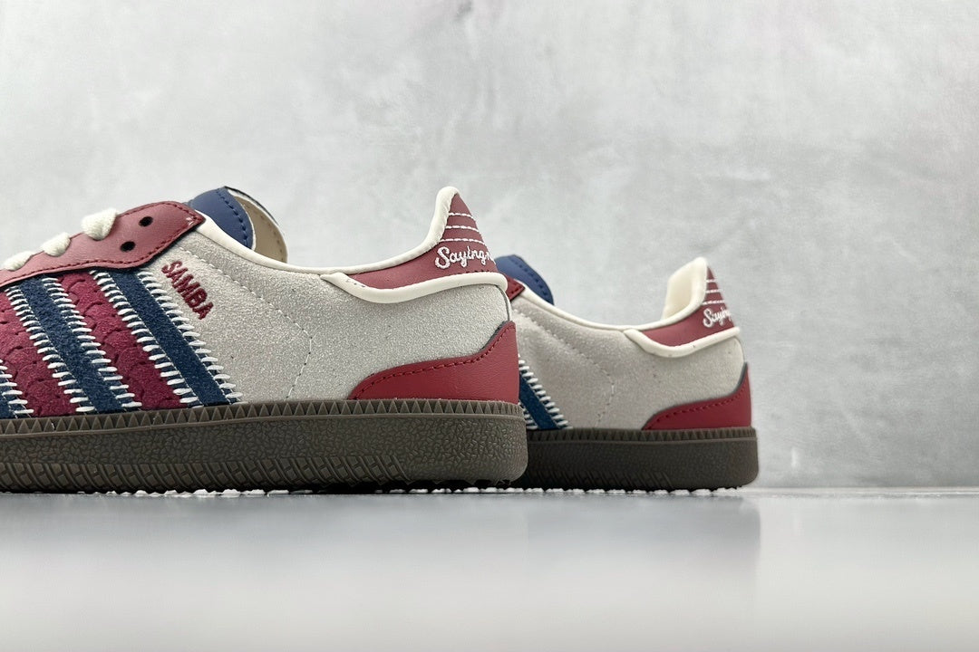 Samba Red Blue White