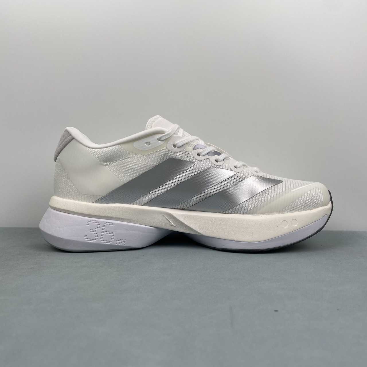 Adizero Boston 13 White Silver