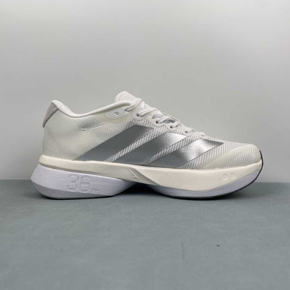 Adizero Boston 13 White Silver