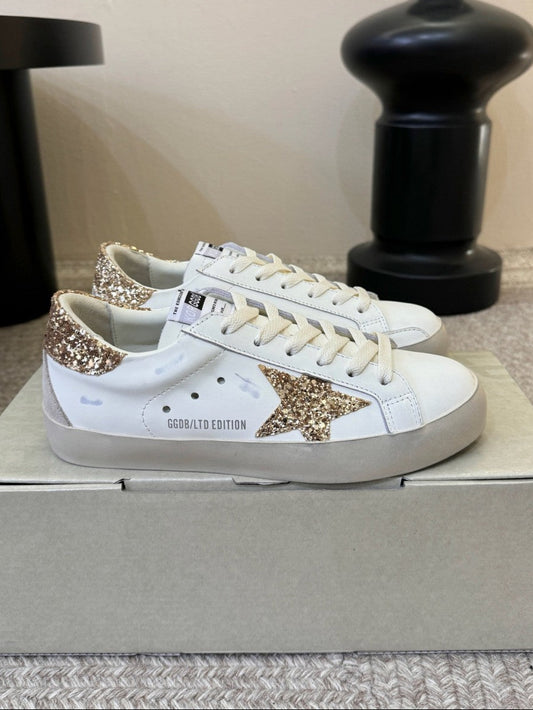 GDGS Super-Star Gold Shine Star Gum Sole