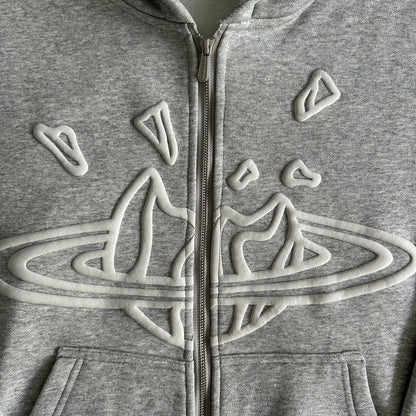 BPM zip up grey