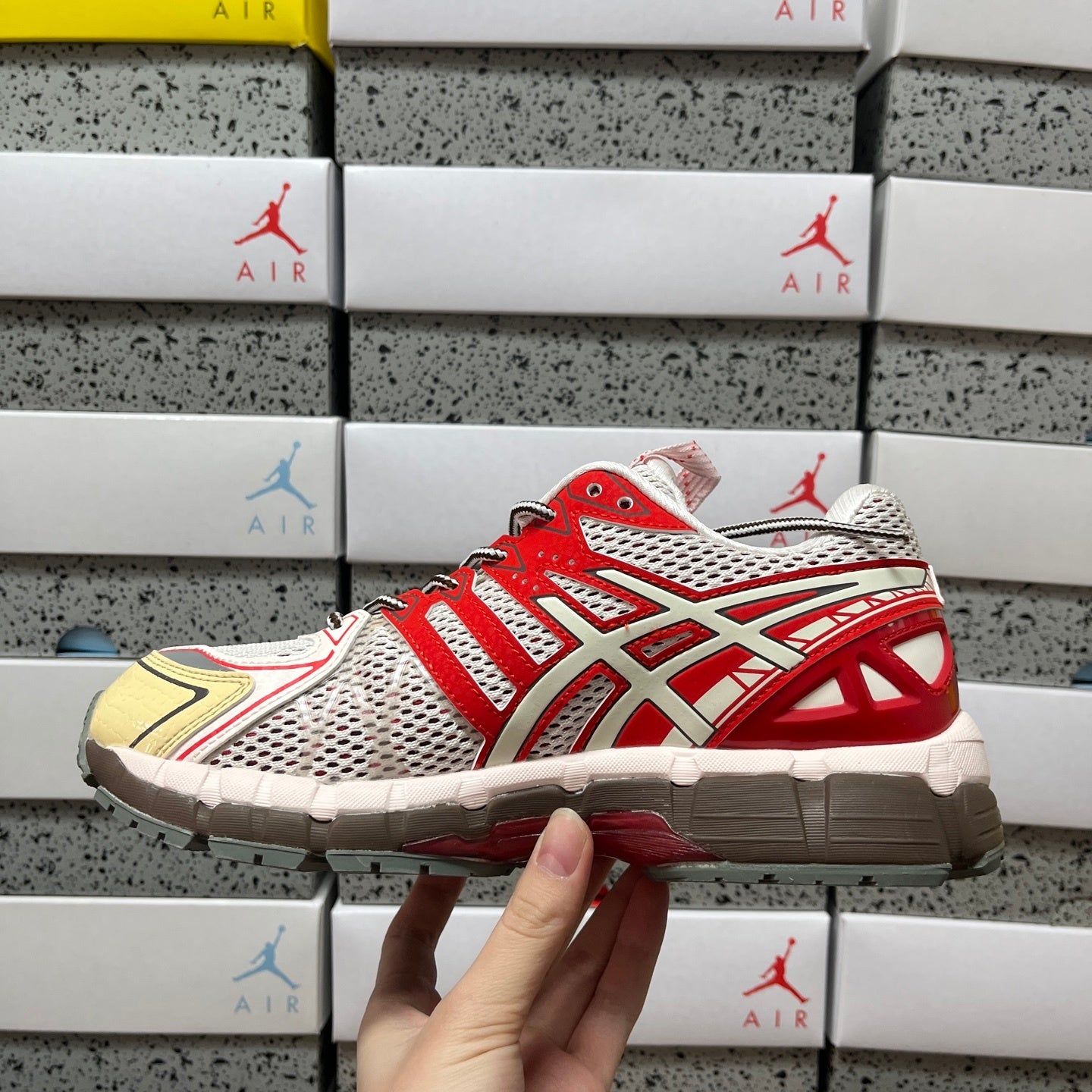 Gel-Kayano 20 Crystal Pink/Classic Red