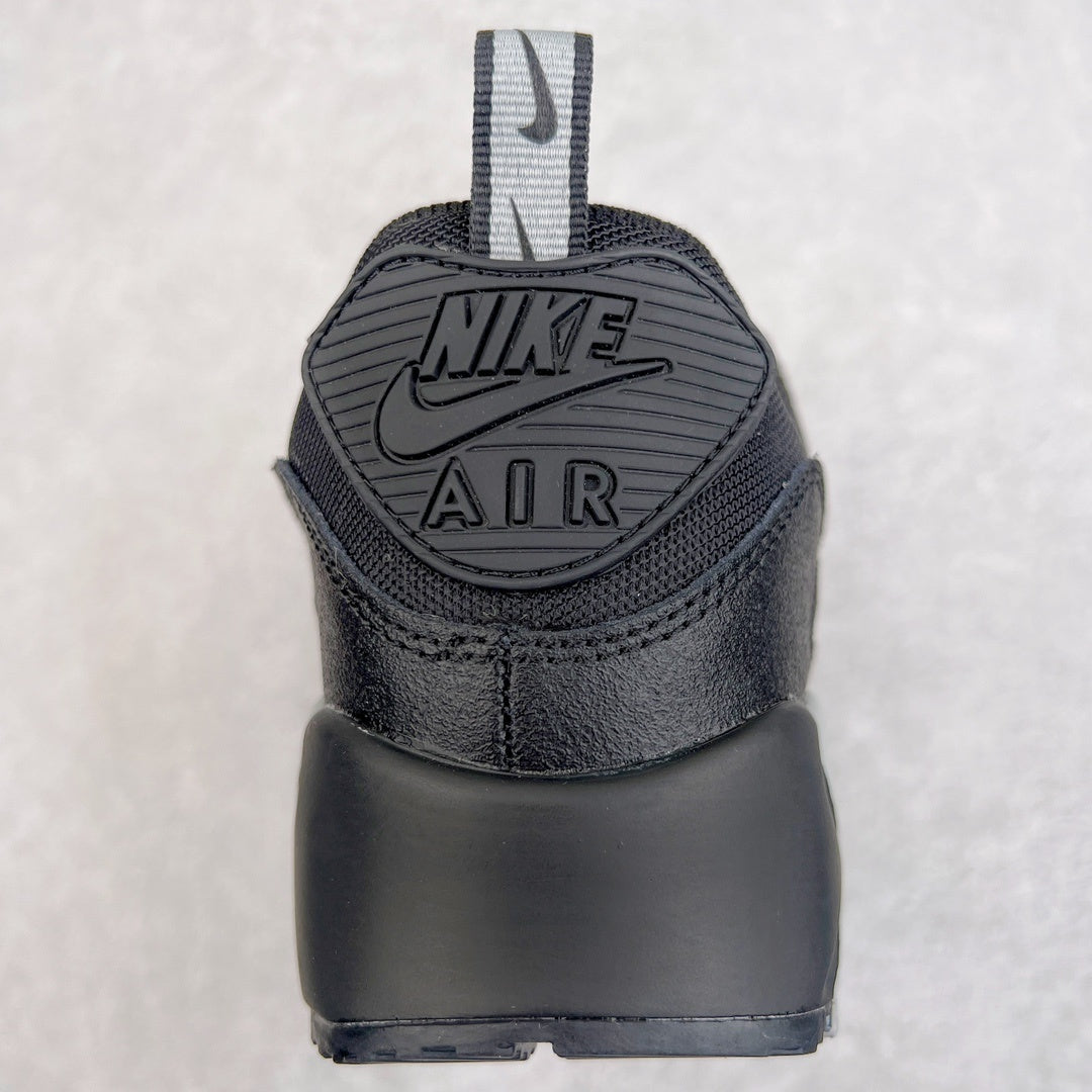 90 Black Metallic Silver Mini Swoosh