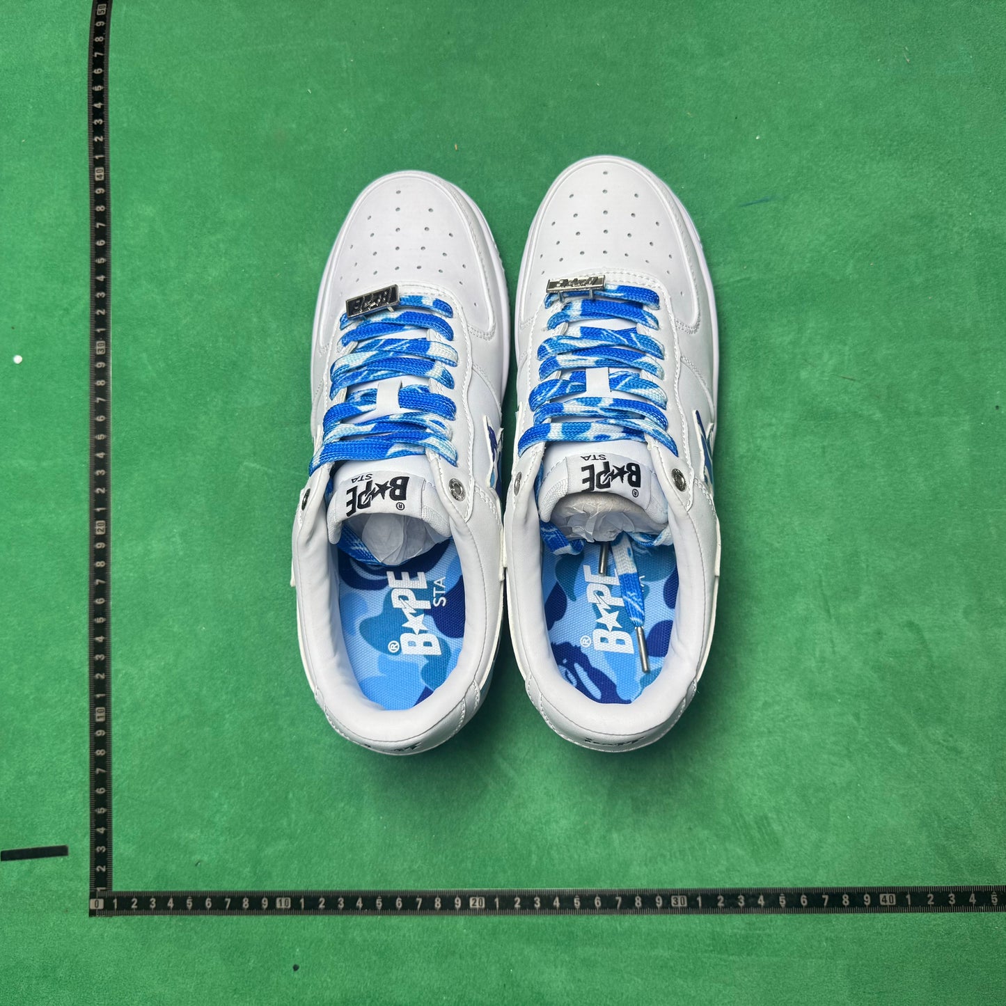 Bape STA Low White and Blue