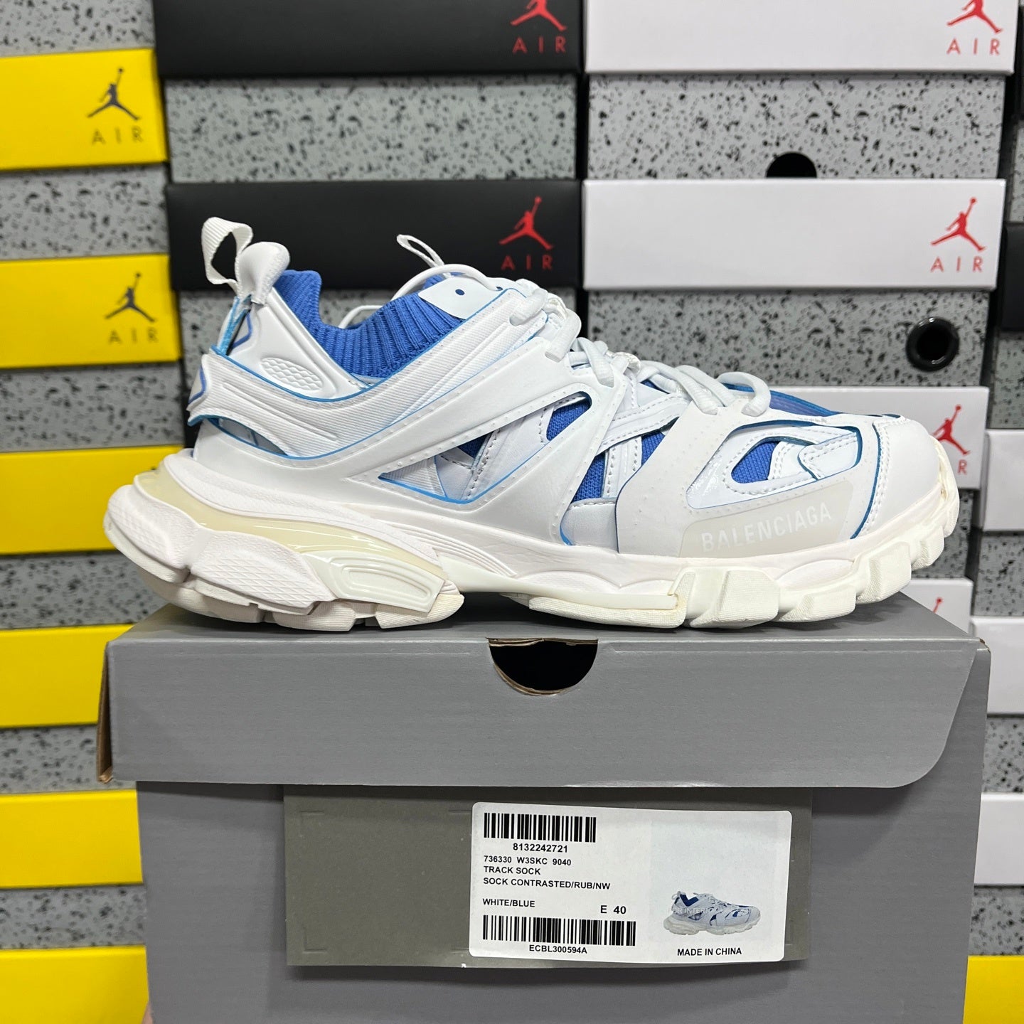 BLG Track White Blue