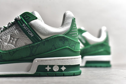 Trainer White and Green