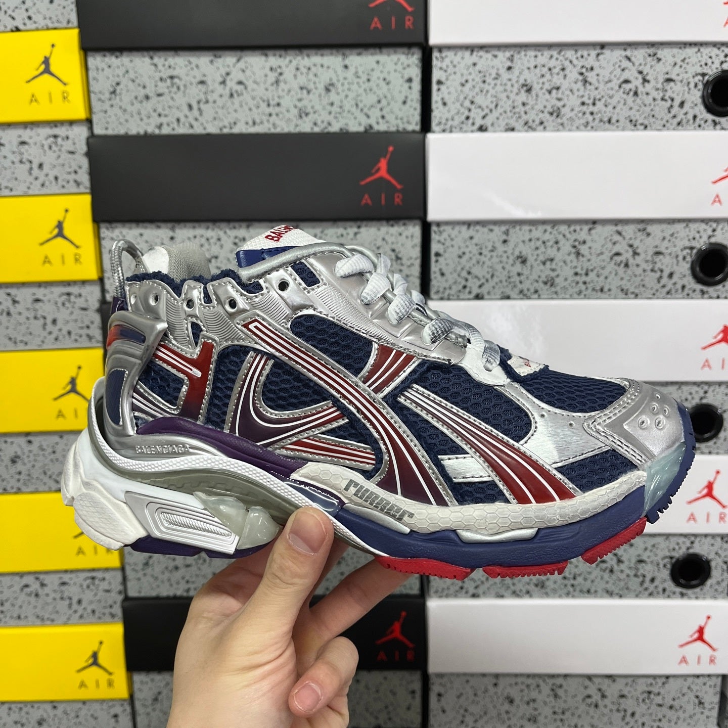 BLG Runner Red Blue