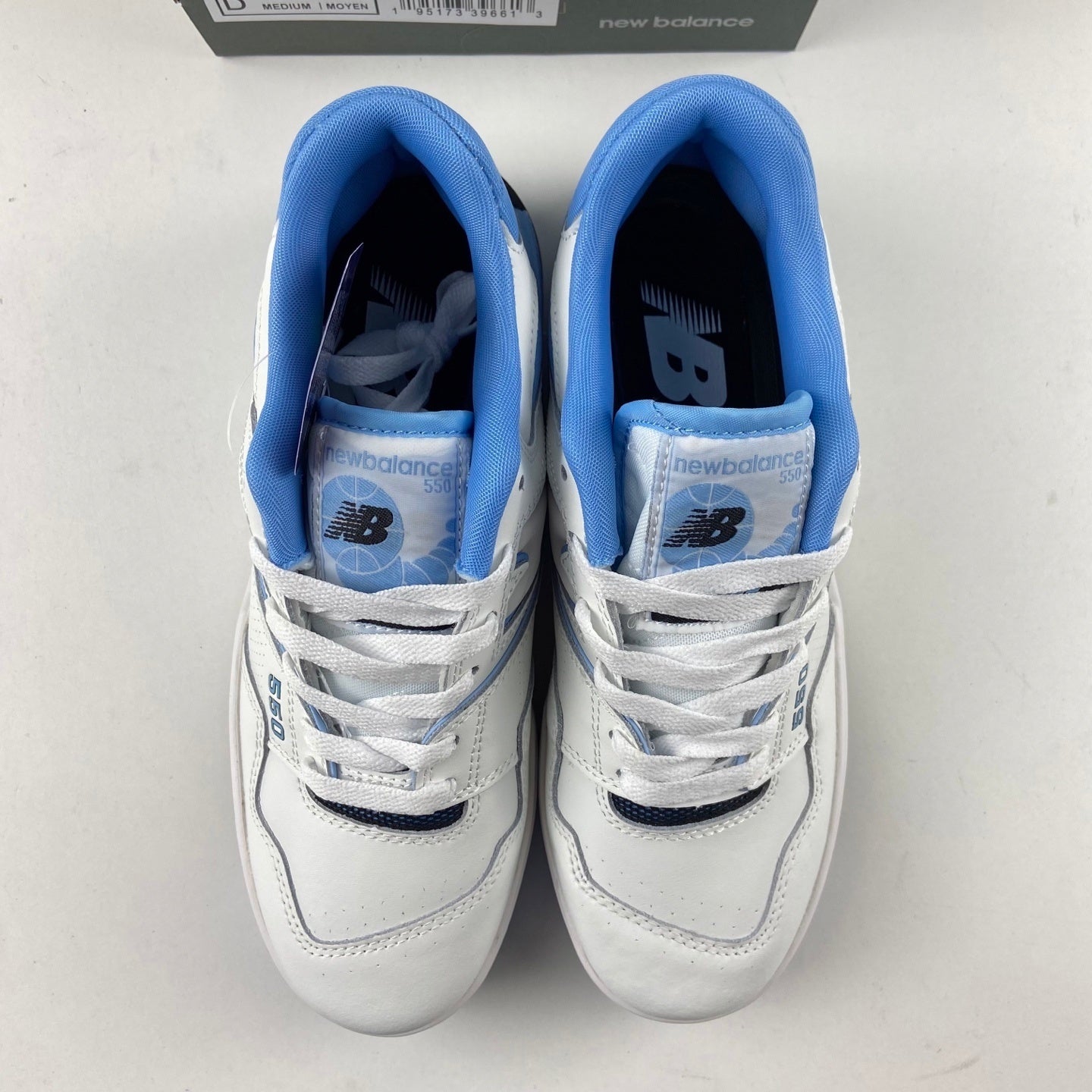 550 White and Blue