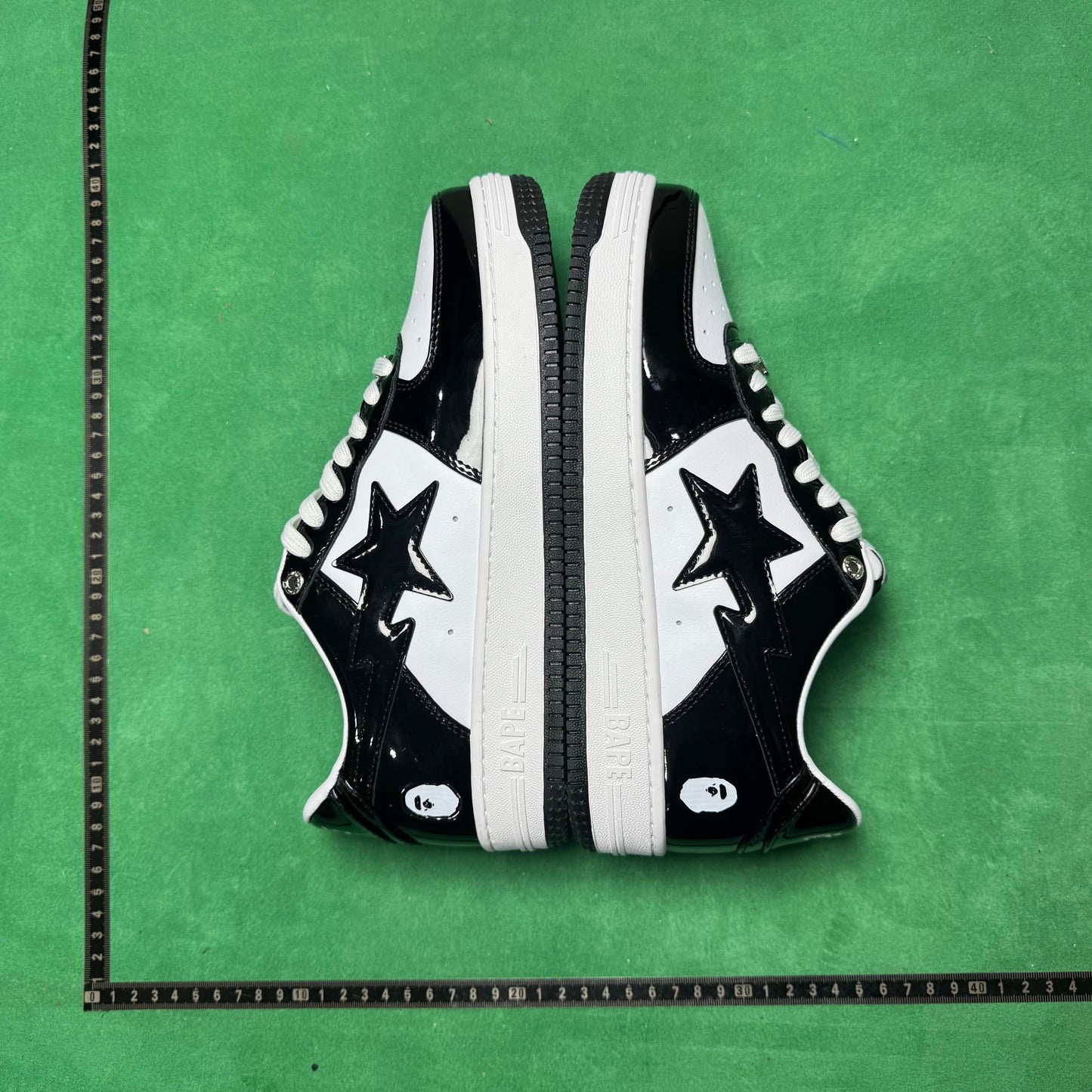 Bape STA Low Black and White