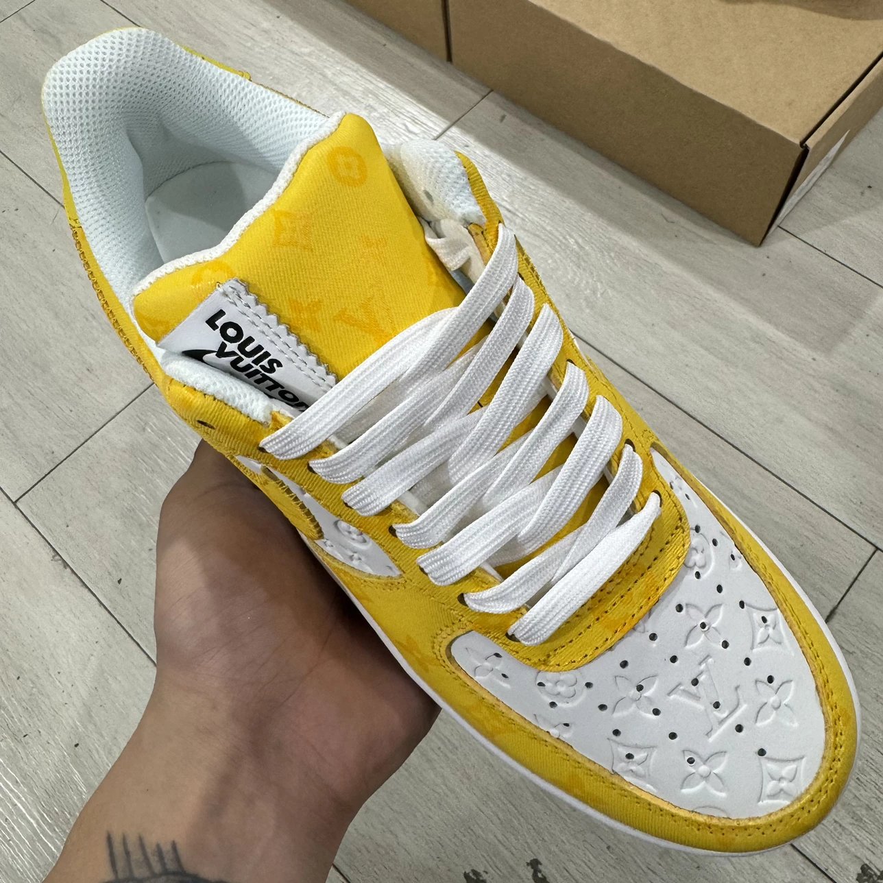 AF1 x LV Yellow