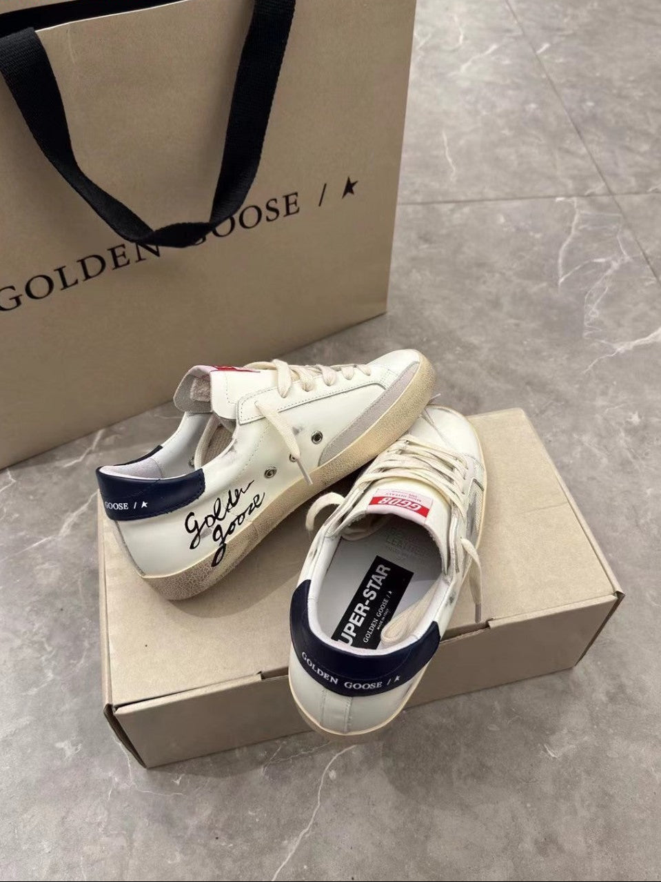 GDGS Superstar Silver Star Desert Body White
