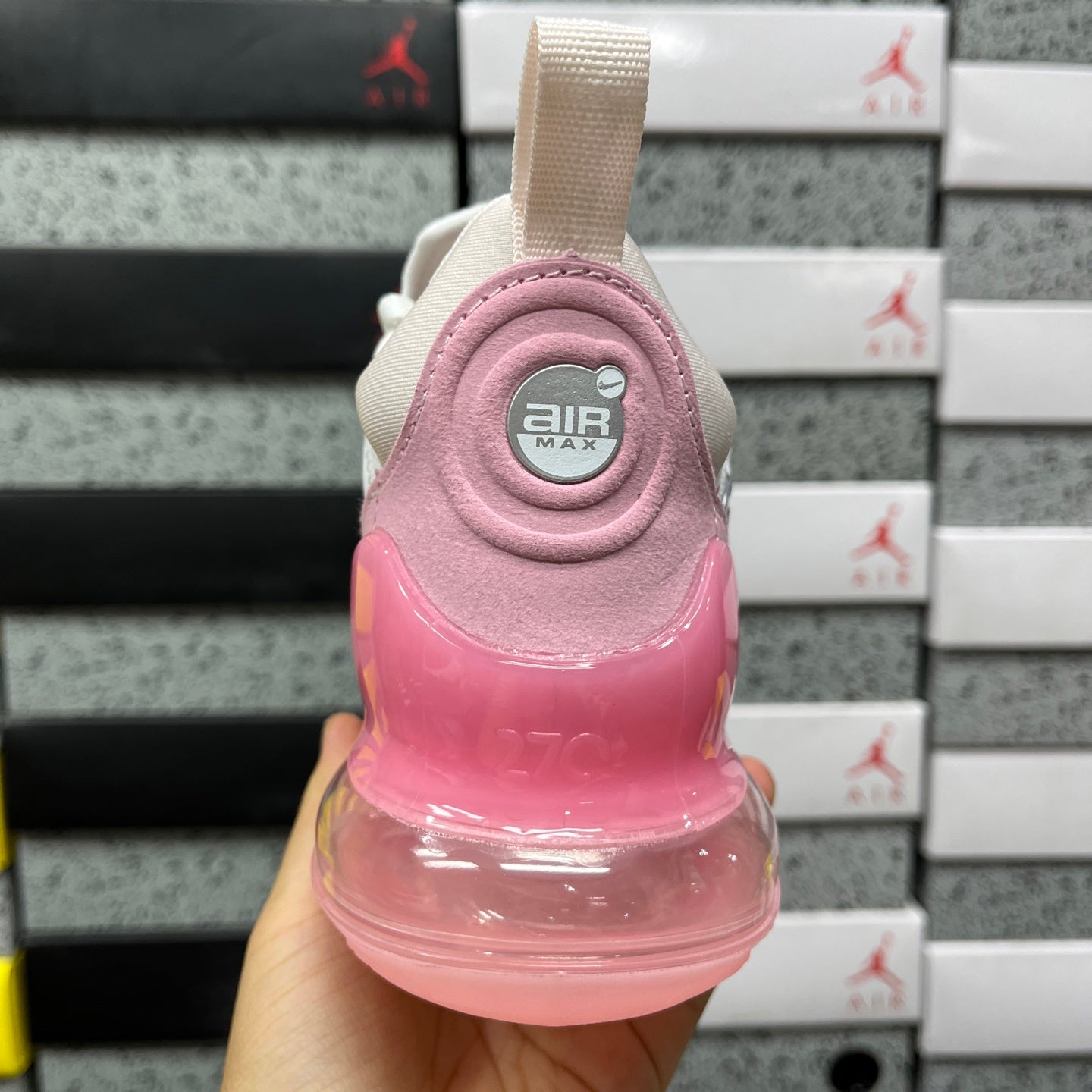 Air Max 270 Premium White Pink Foam