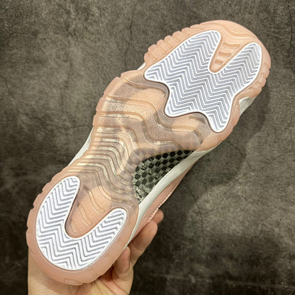 AJ11 Low White and Pink