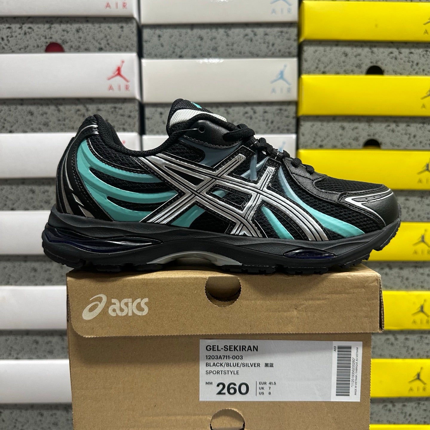 Gel-SEKIRAN Black/Blue/Silver