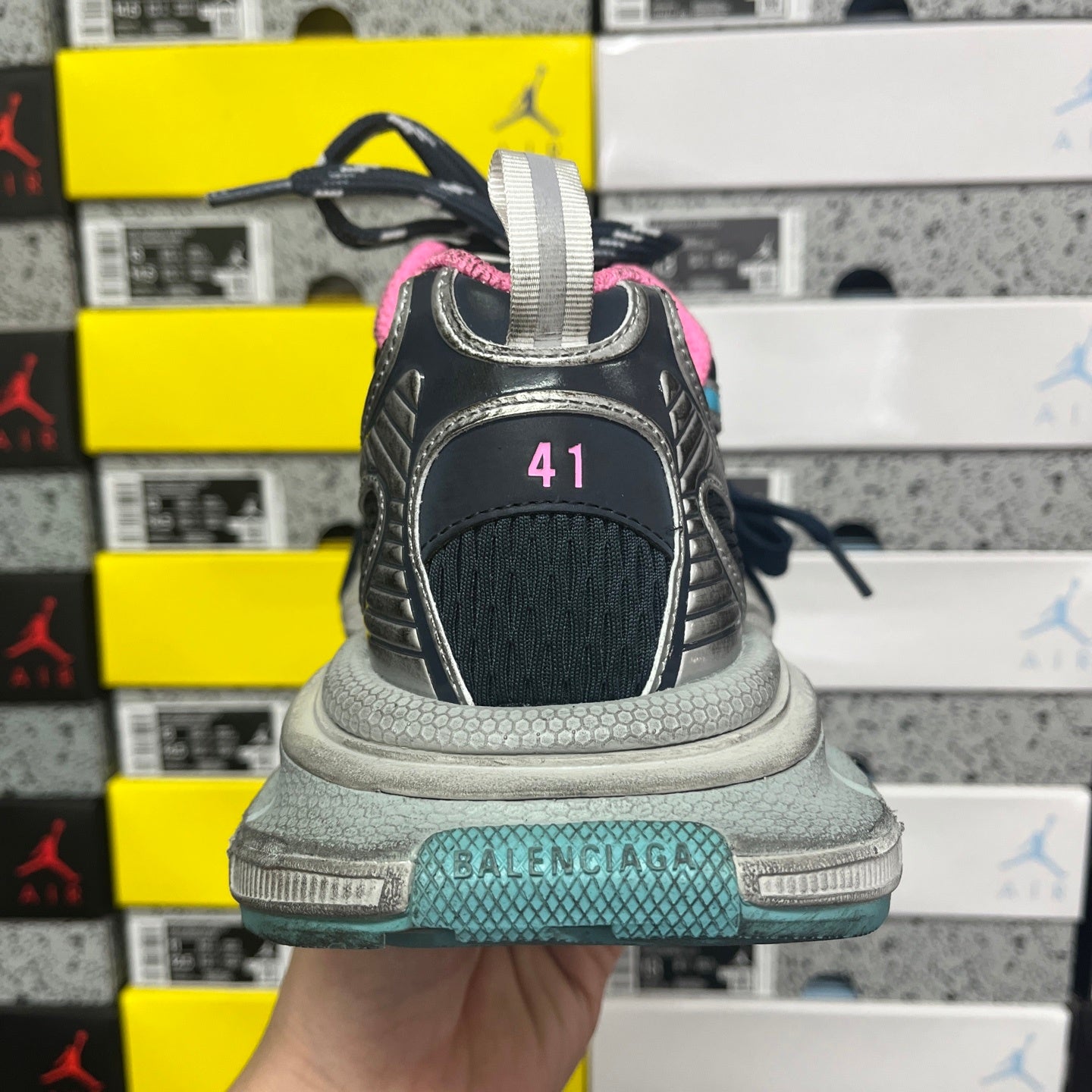 BLG 3XL Grey Mix Blue