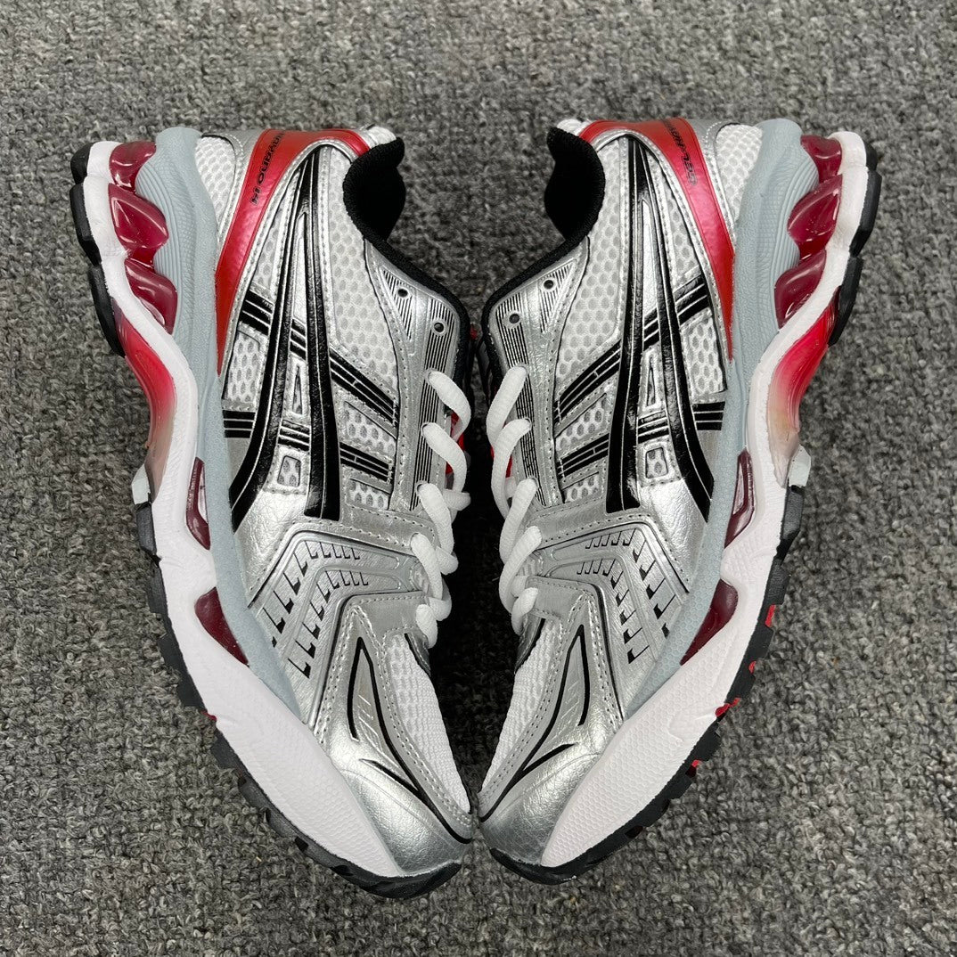 Kayano 14 Silver Black Red