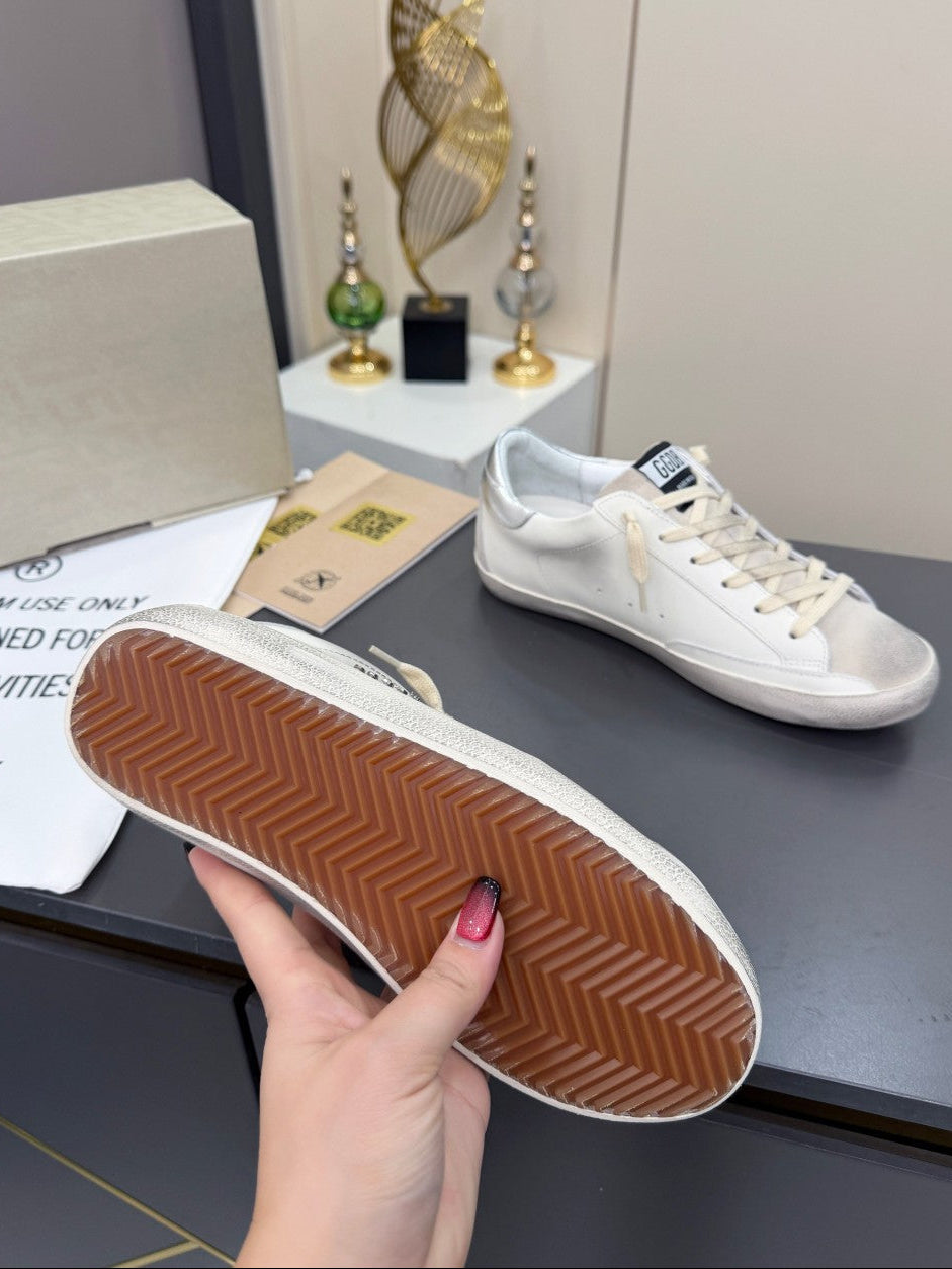 GDGS Superstar Silver Back Gold Lether White Body