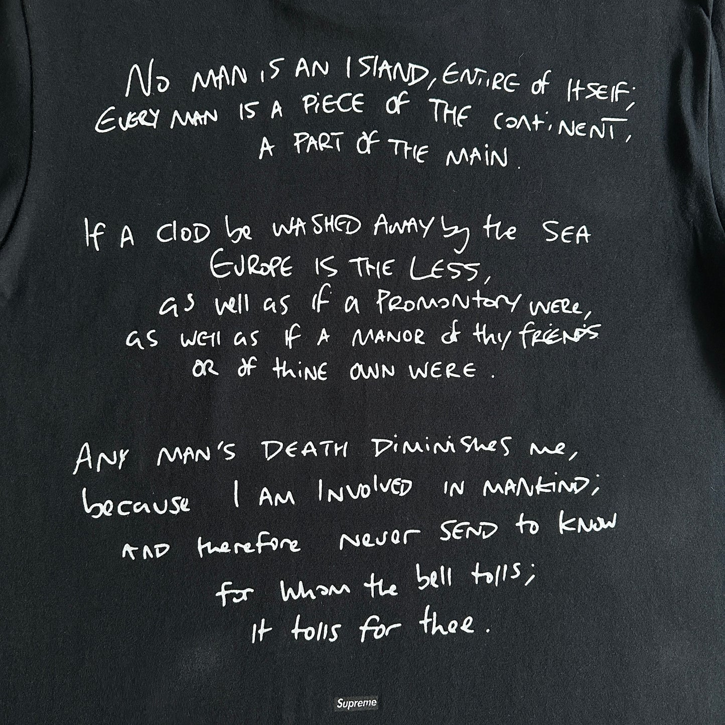 sup collaboration t-shirt
