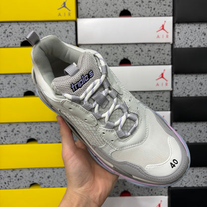 BLG Triple S White/Grey/Pink/Blue