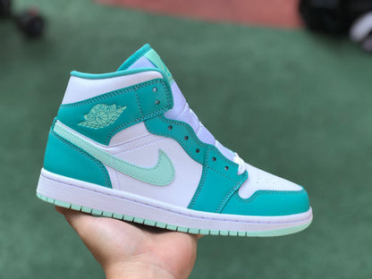 AJ1 MID Washed Teal