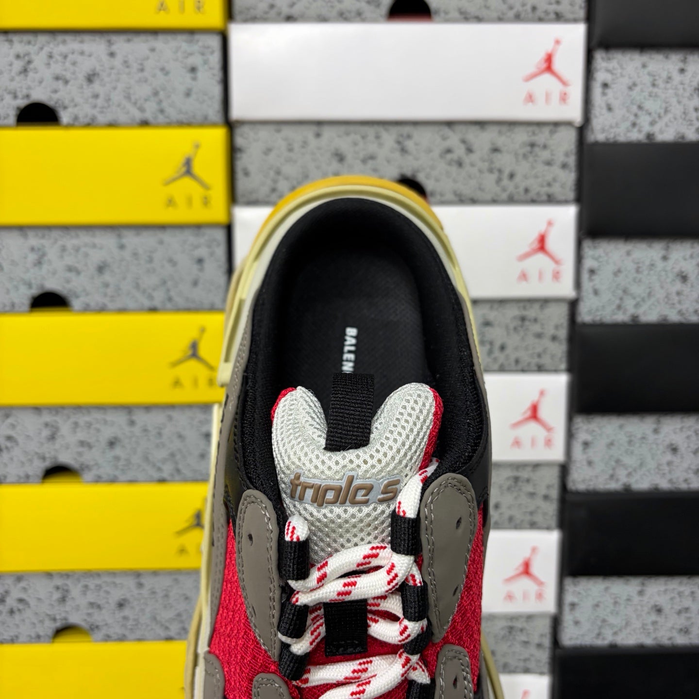 BLG Triple S Mule White/Black/Brown/Red/Yellow