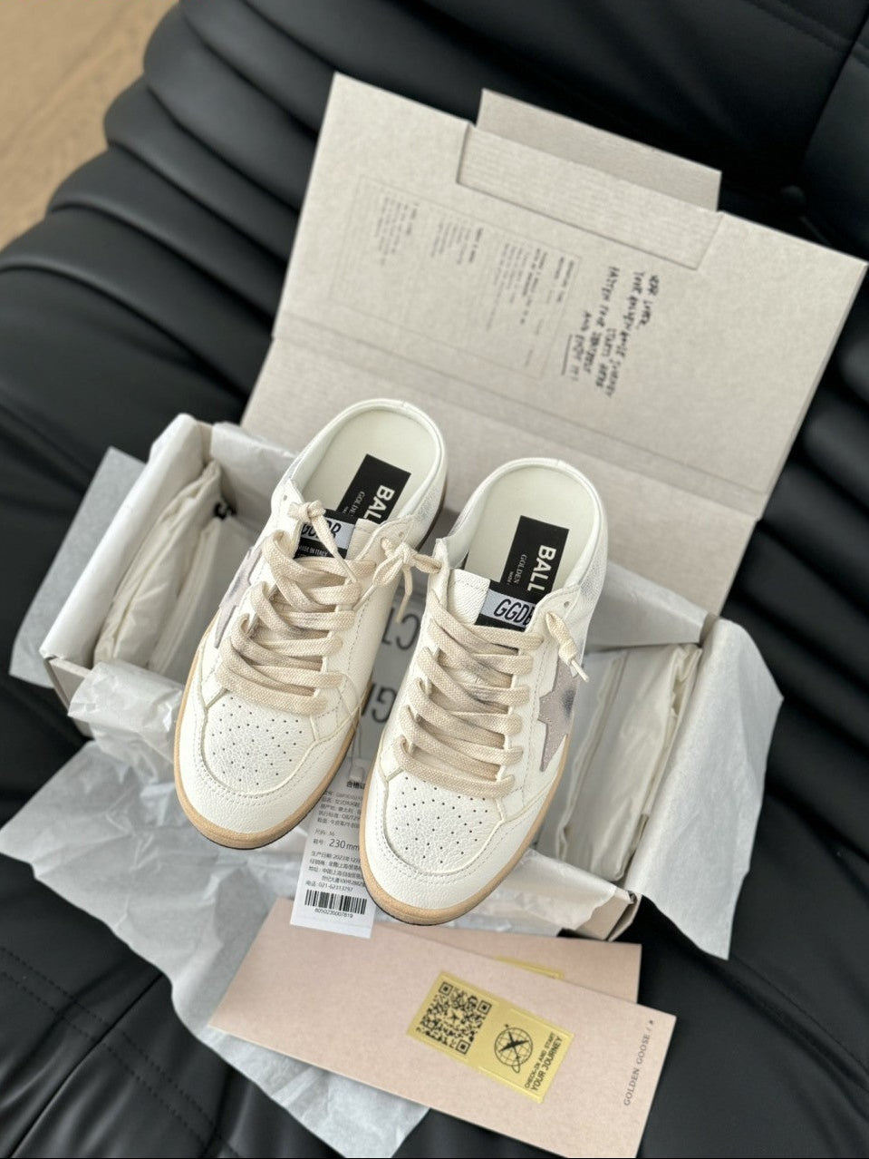 GDGS Super-Star Sabot Grey Star Gum Sole
