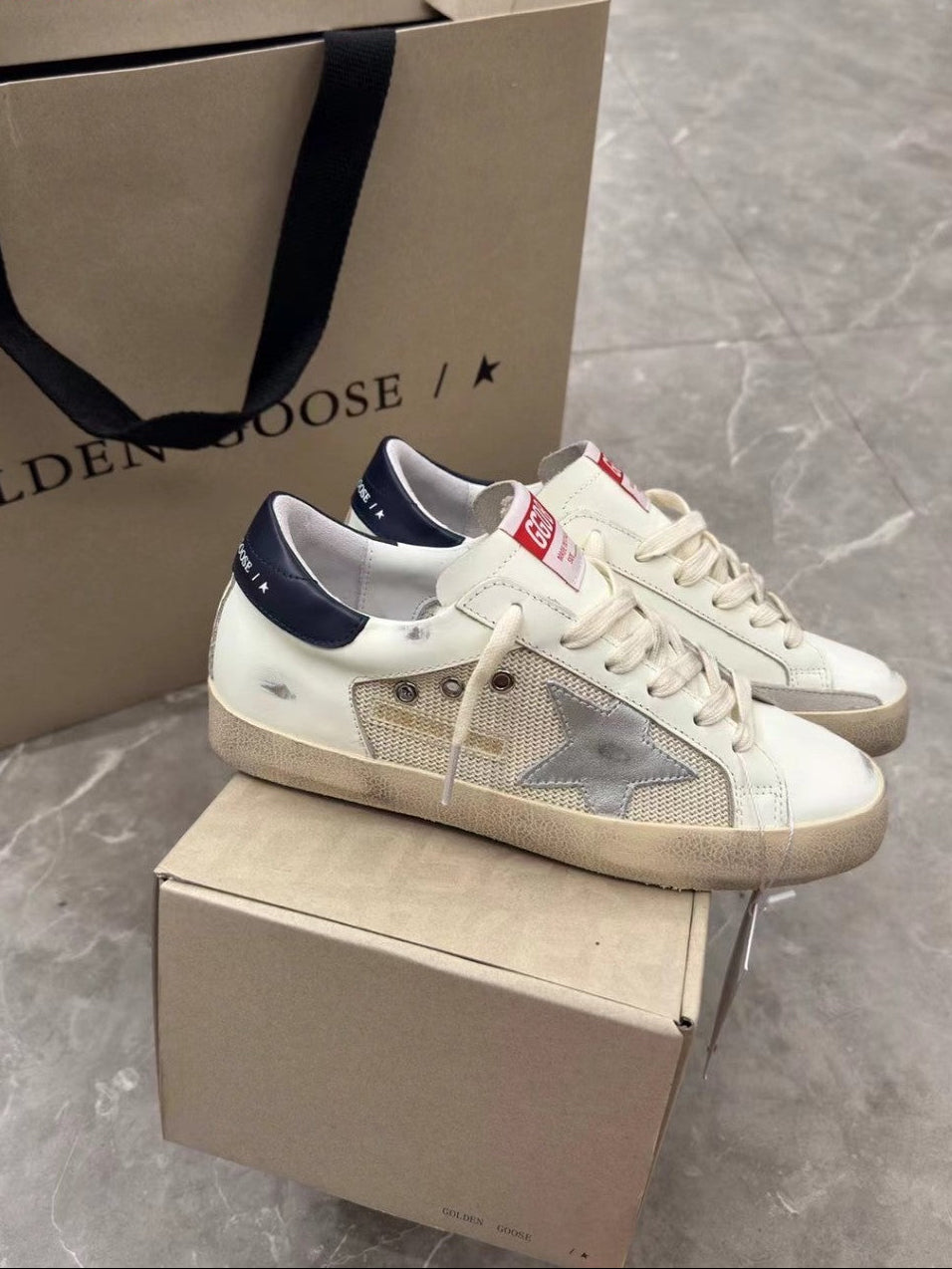 GDGS Superstar Silver Star Desert Body White