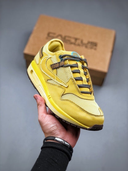 Air Max 1 Travis Scott Cactus Jack Saturn Gold