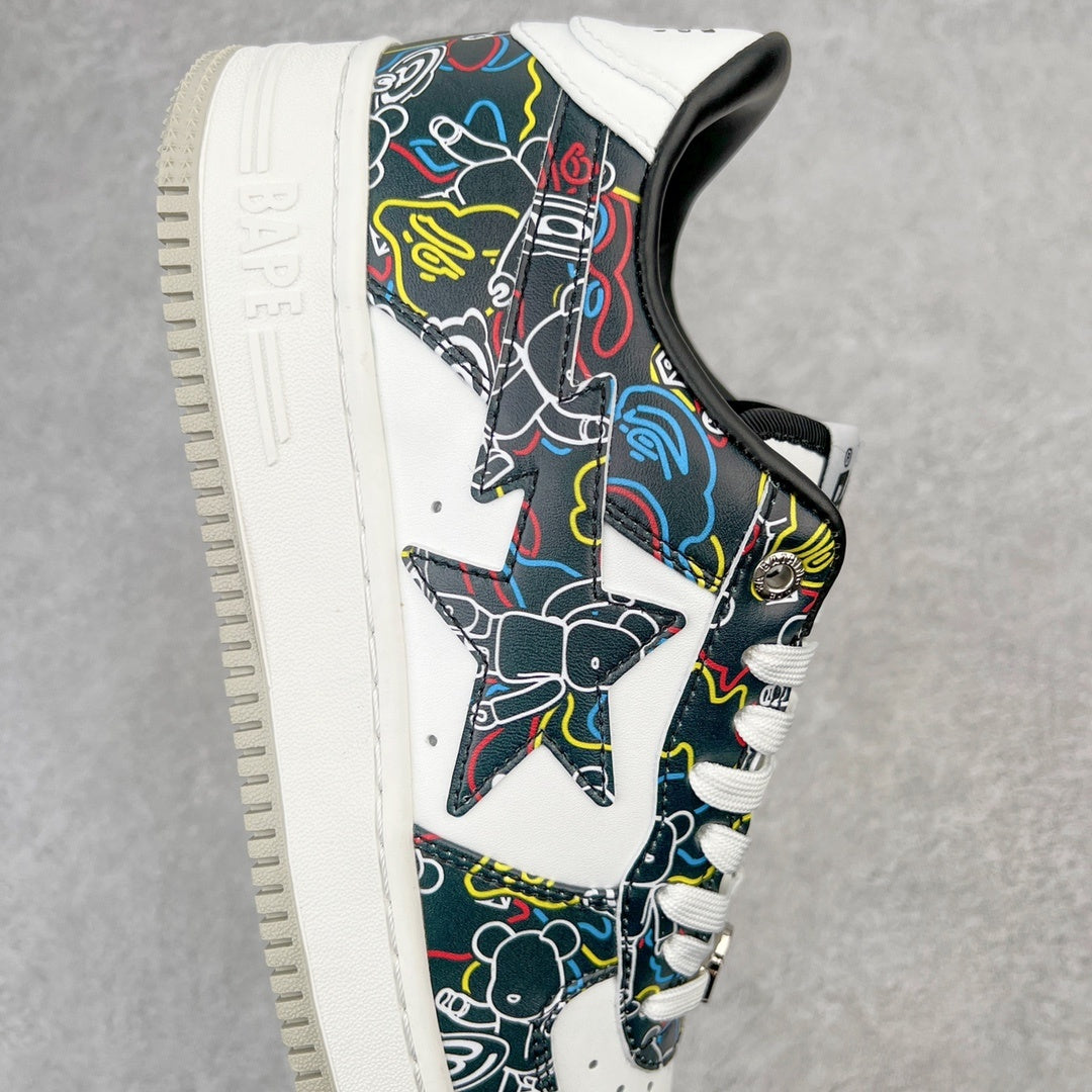 Bape STA Low Medicom Toy Be@r Camo Black