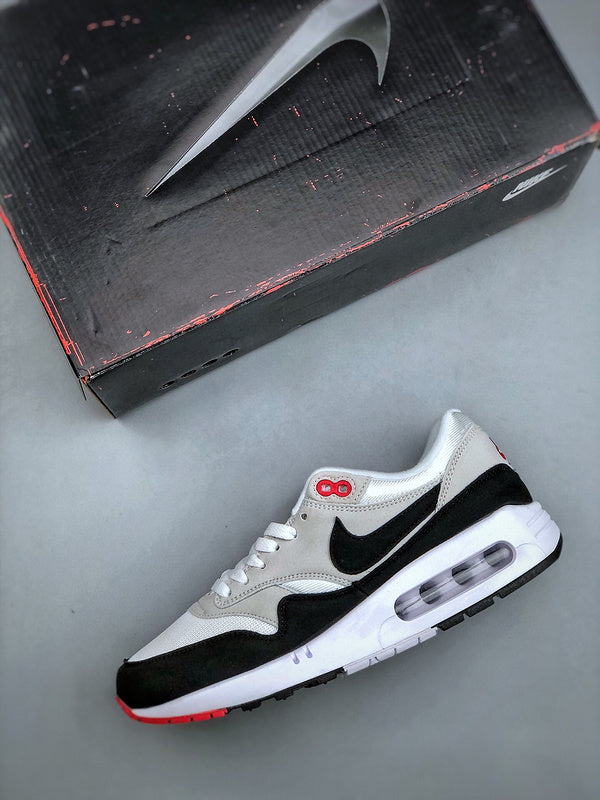 Air Max 1 Dark Obsidian and University Red