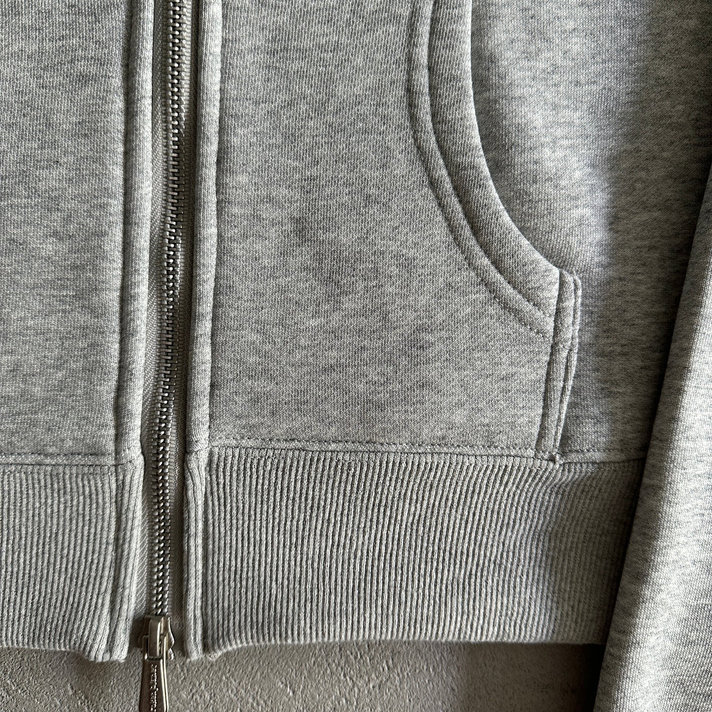 BPM Women's basics cropped zip up hoodie