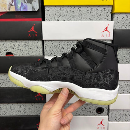 AJ11 Retro Black Barely Volt Dark Raisin
