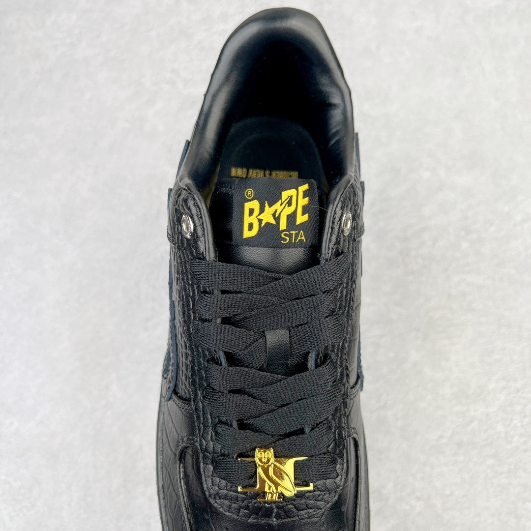 Bape STA Low  OVO Black