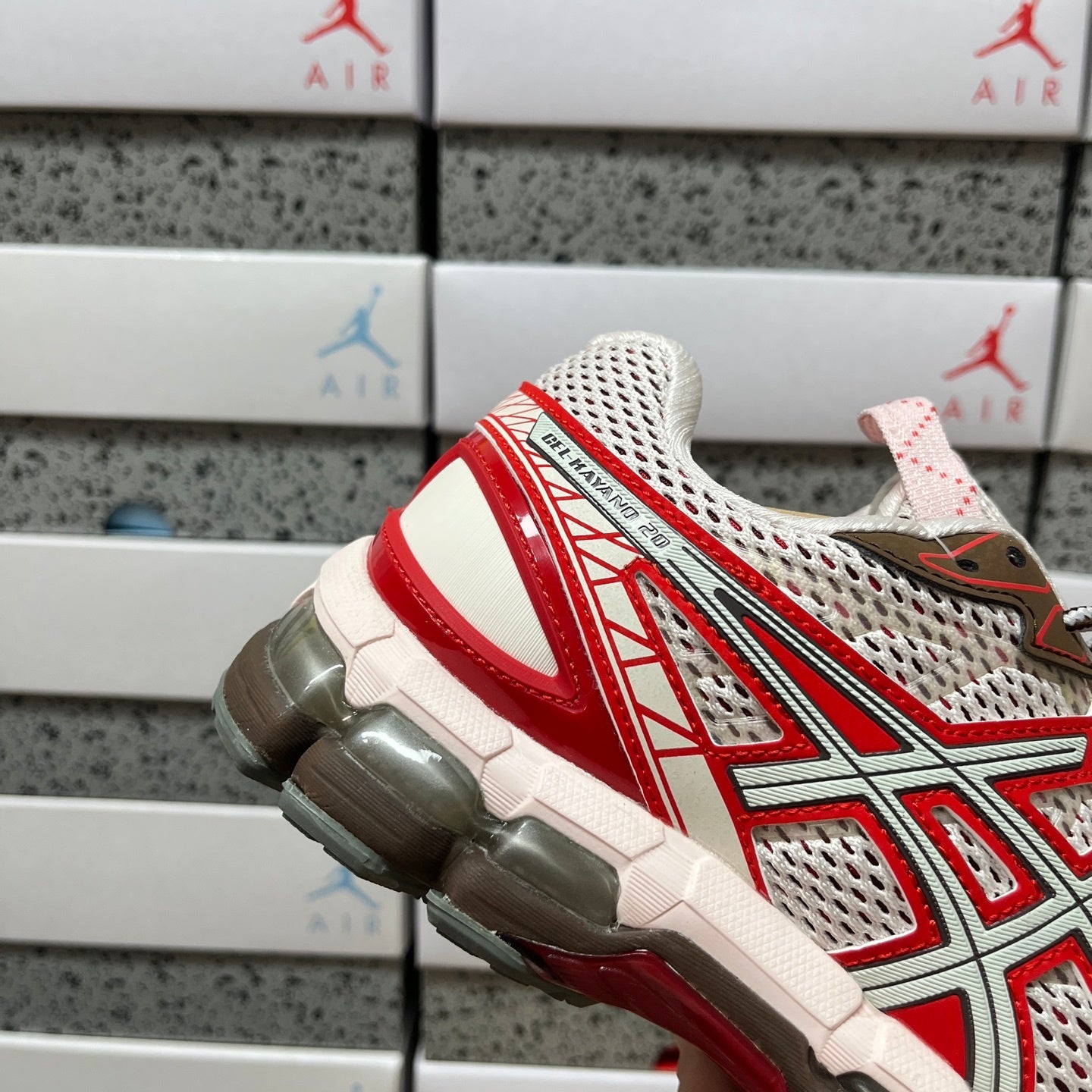 Gel-Kayano 20 Crystal Pink/Classic Red