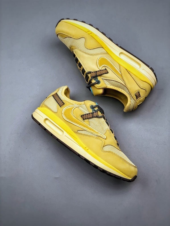 Air Max 1 Travis Scott Cactus Jack Saturn Gold
