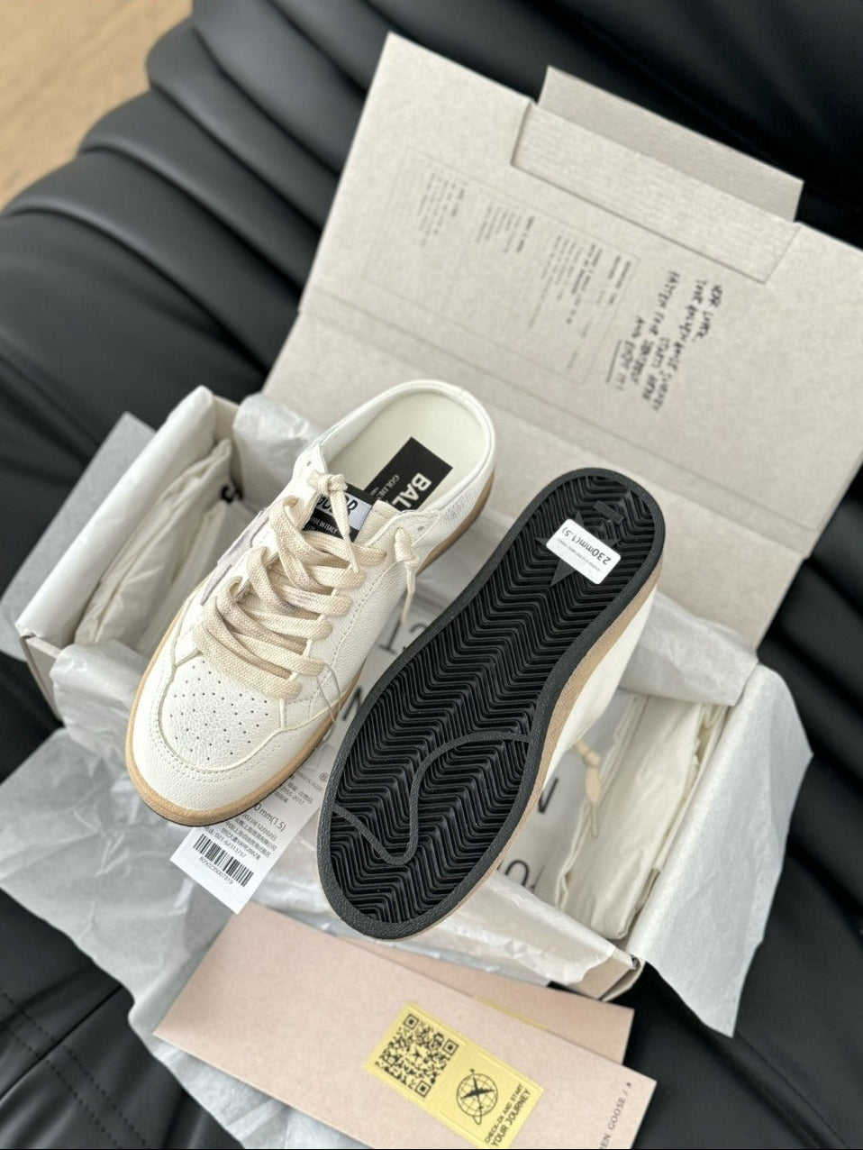 GDGS Super-Star Sabot Grey Star Gum Sole