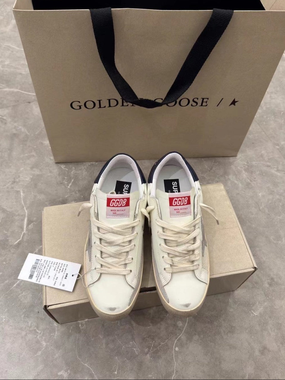 GDGS Superstar Silver Star Desert Body White
