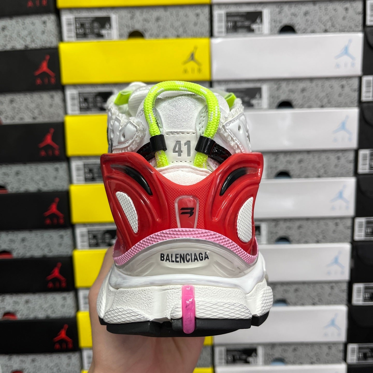 BLG Runner 7.0 White/Blue/Pink/Red