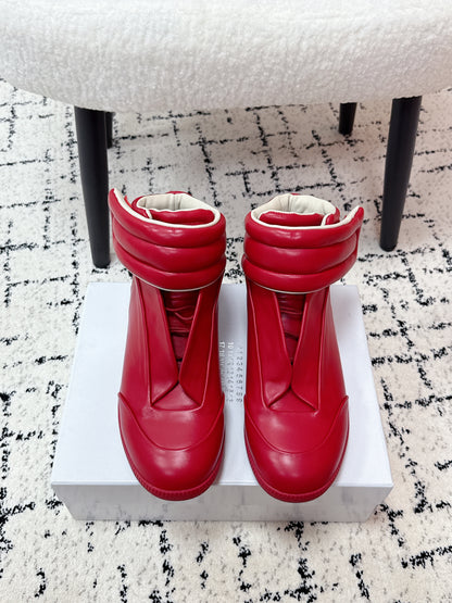 Maison High Red Lether