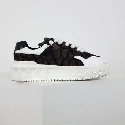 Valentino One Stud XL Brown/Black/White