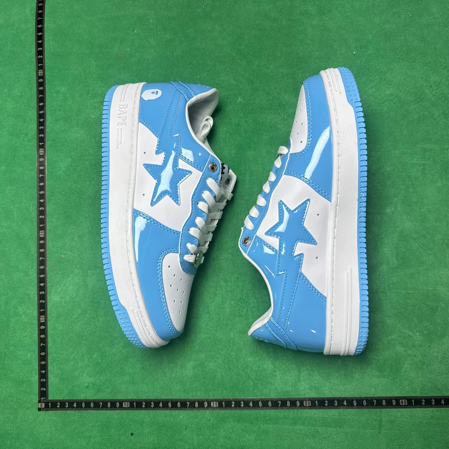 Bape STA Low Blue and White