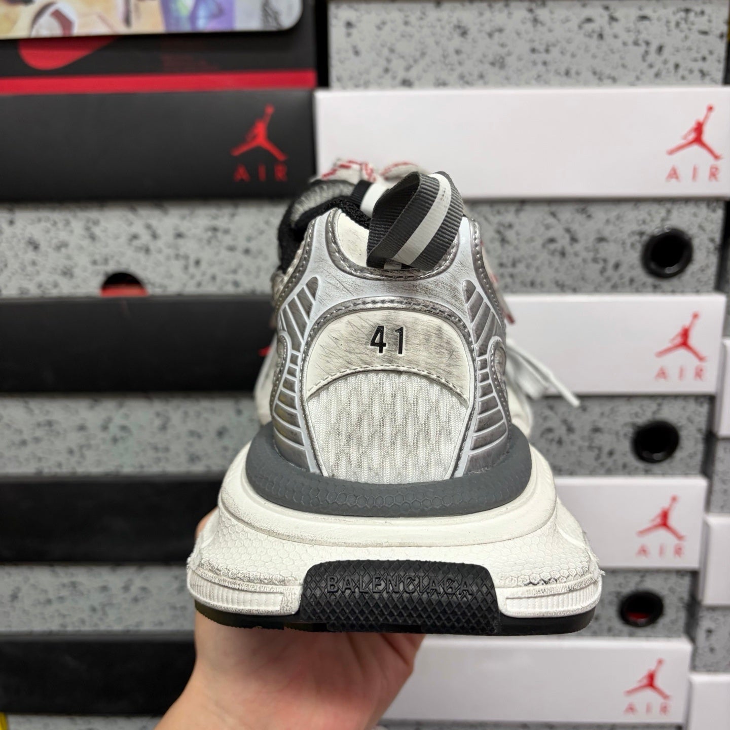 BLG 3XL White/Navy/Grey