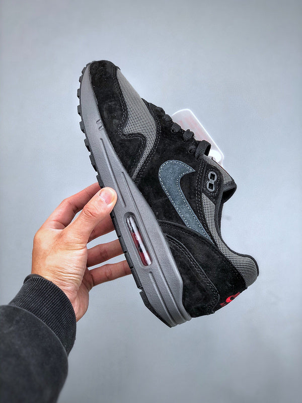 Air Max 1 Black/University Red/Anthracite
