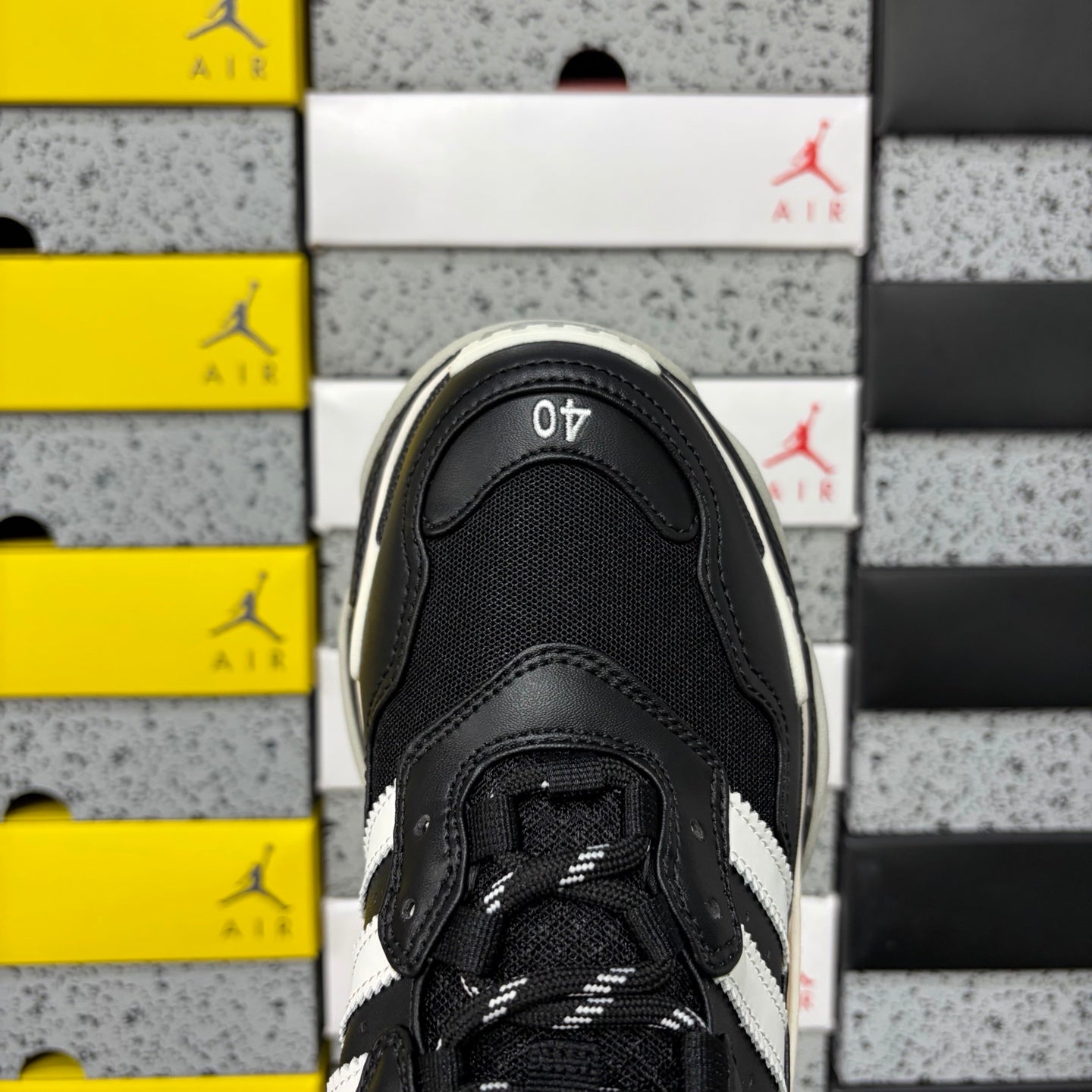 BLG Triple S x Adidas White/Black