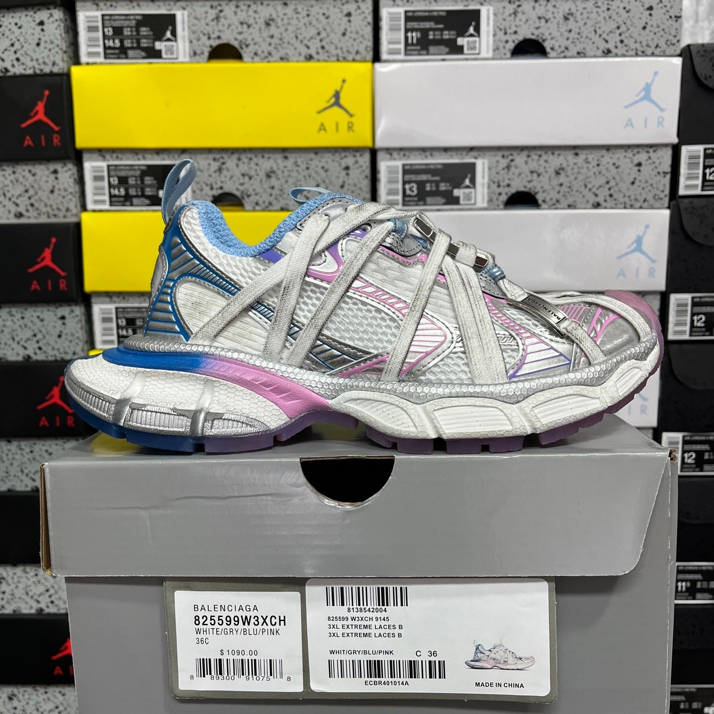 BLG 3XL White/Blue/Pink