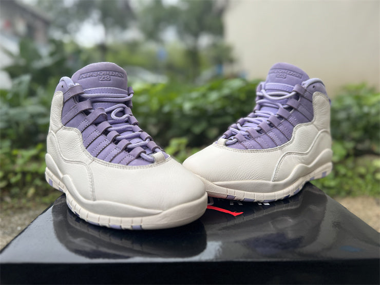 AJ10 White and Purple