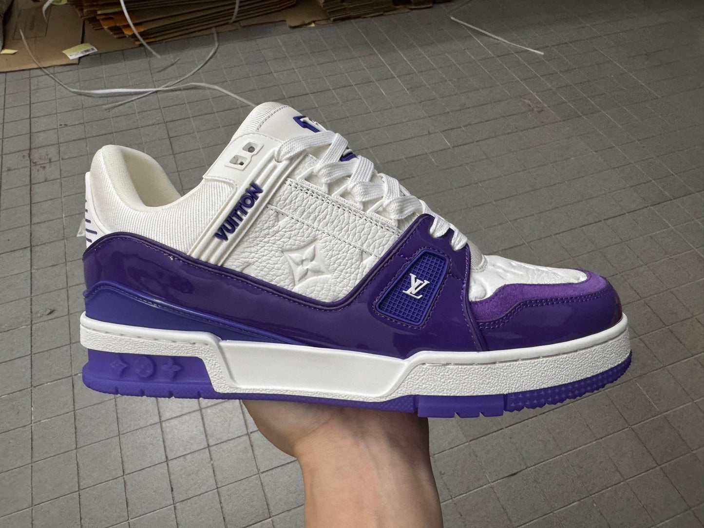Trainer White and Purple