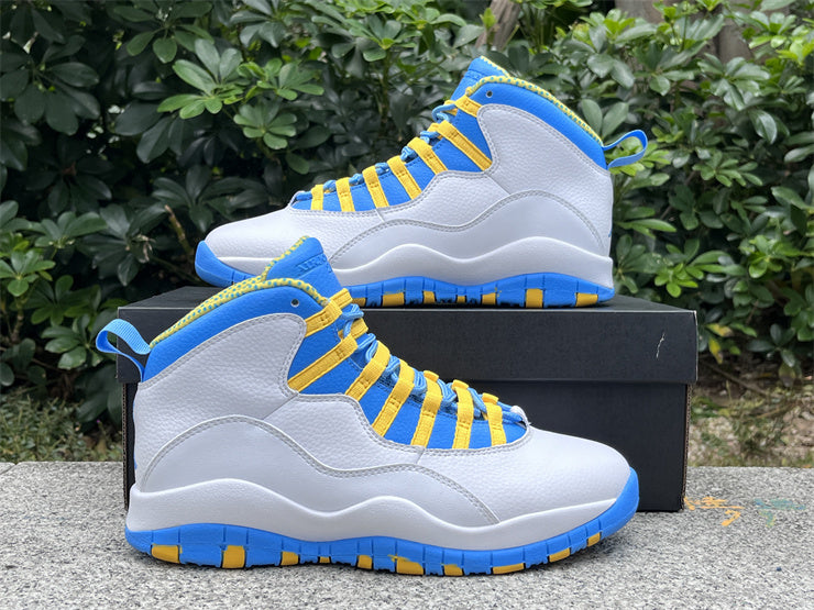 AJ10 White and Blue