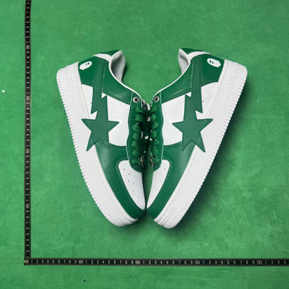 Bape STA Low Green and White