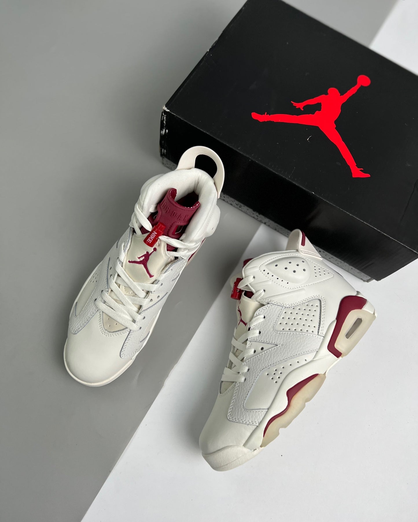 AJ6 Retro Maroon